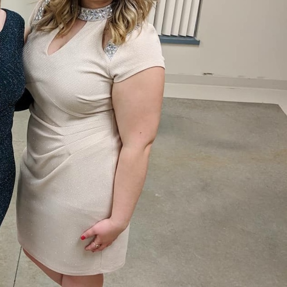 Beige Dress